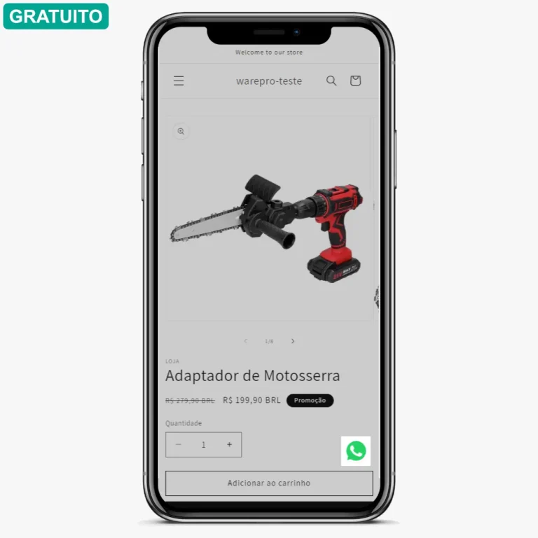 Script – Botão flutuante whatsapp